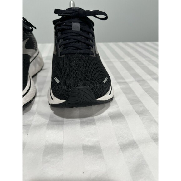 Brooks Ghost 14 Black and White Athletic Shoes 7.5 Wide - Picture 6 of 14